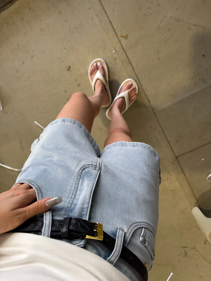 YOYO自制【弹力短裤】基础版纯色牛仔短裤