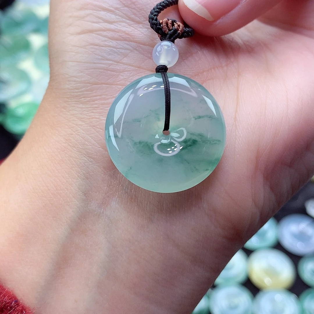 翡翠颈饰未镶嵌70尺寸24-6.3