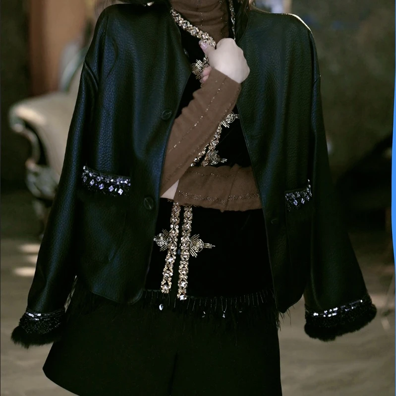 SEJI/瑟纪12.31【吉普赛女孩】重工气质外套