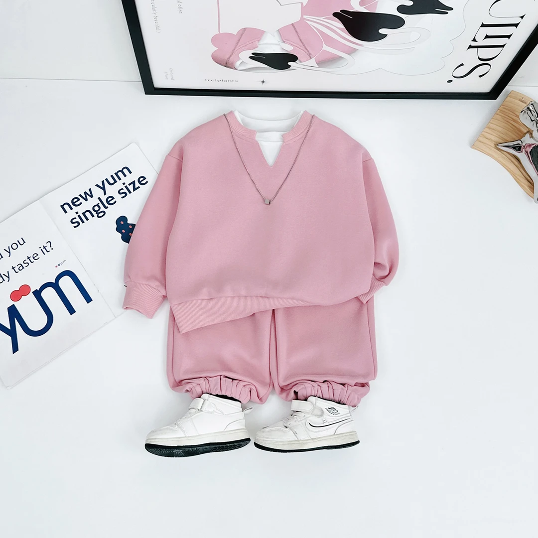 男童套装2025新款春装儿童春秋季两件套潮 DMC7300 悠悠童话童装