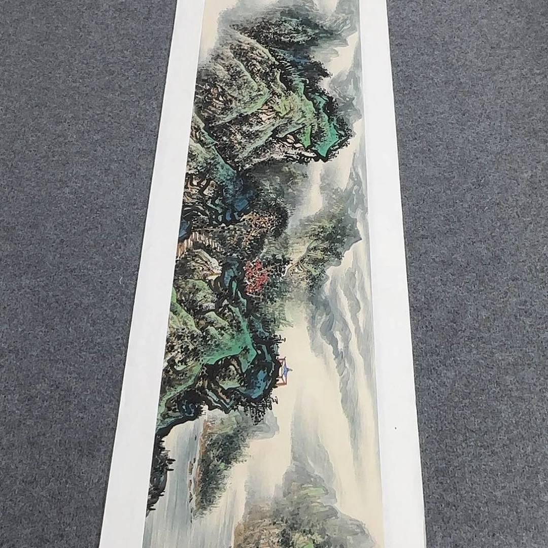 国画138*35纯手绘何润杰