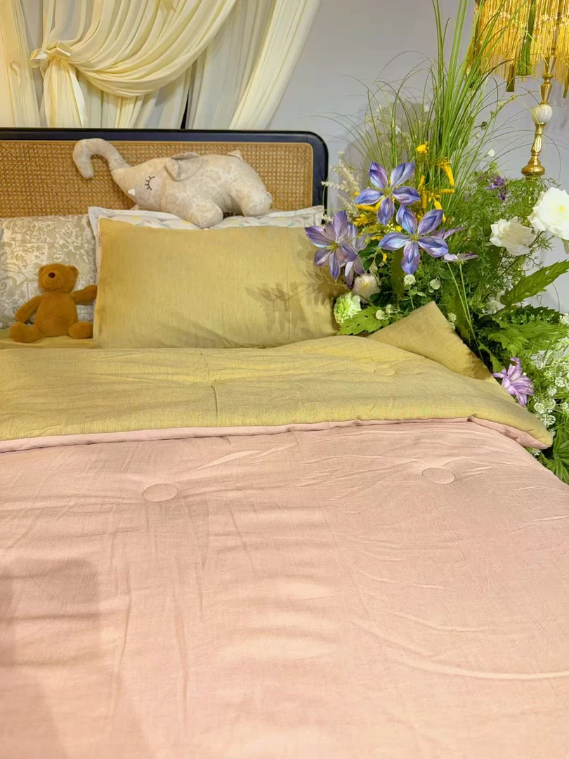 【FRER HOME】高端色织大提花驼绒冬被200*230 素色