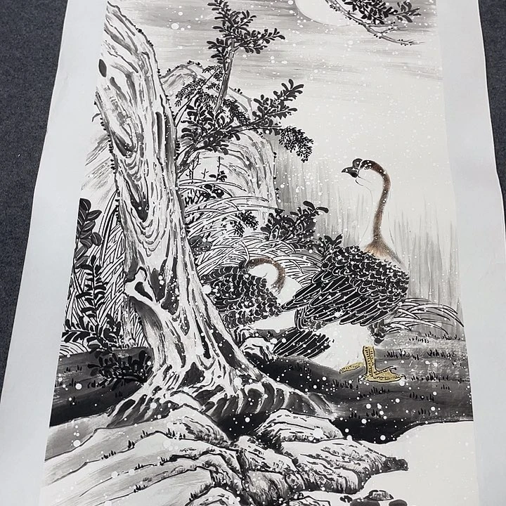 国画你美到爆表你还没睡就