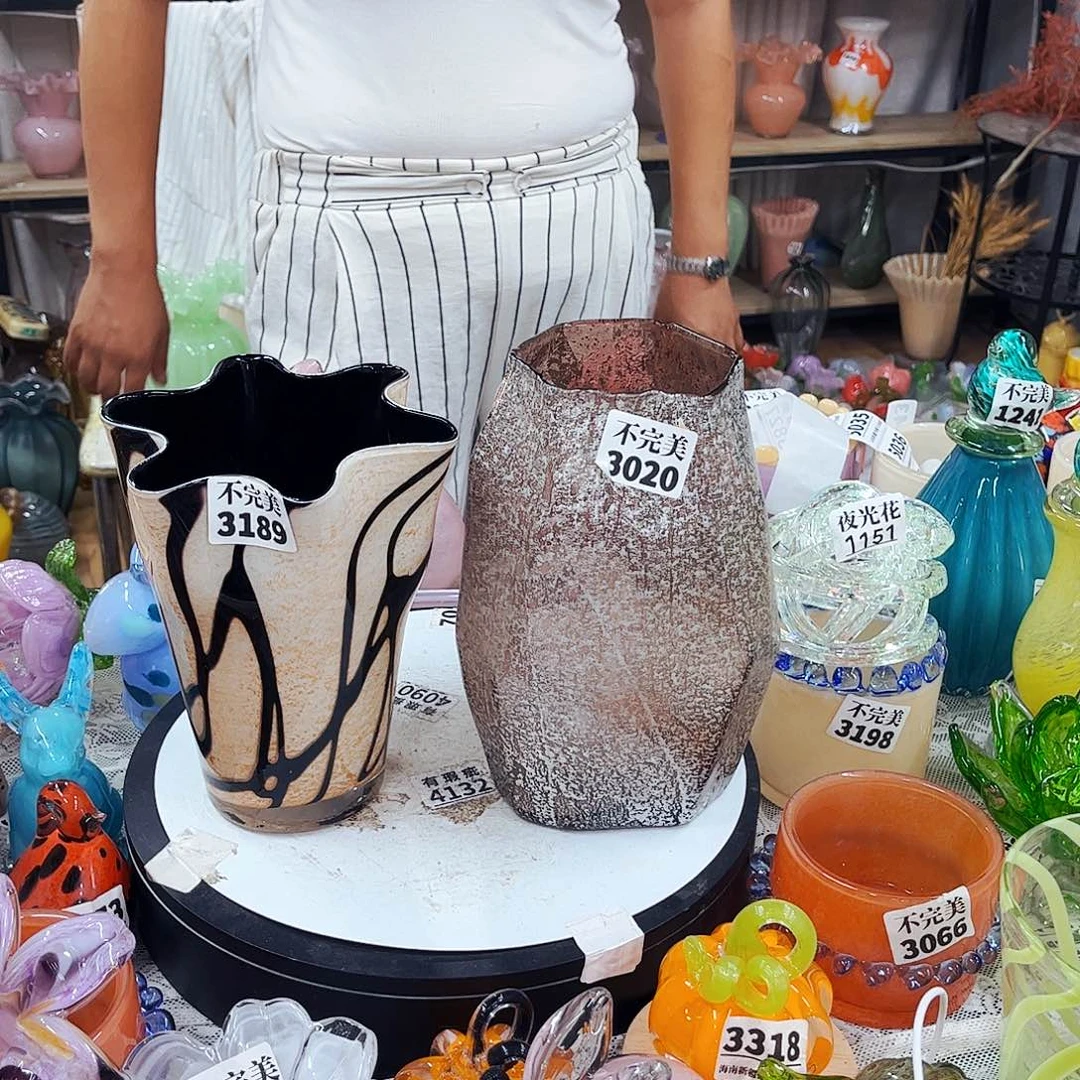 海***儿3189和3020 家悦琉璃工艺品不完美