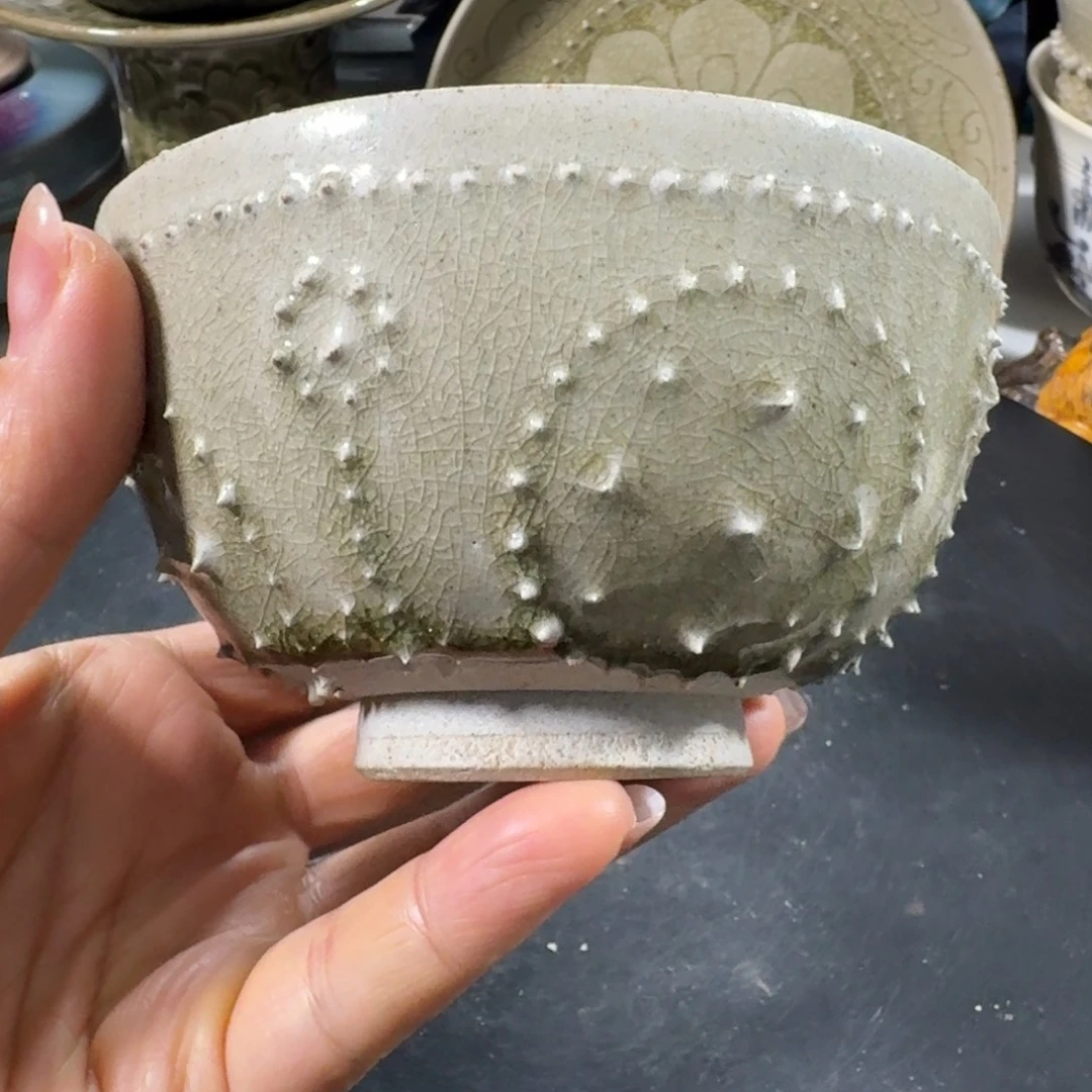 得***家瓷片器形美观大方典雅