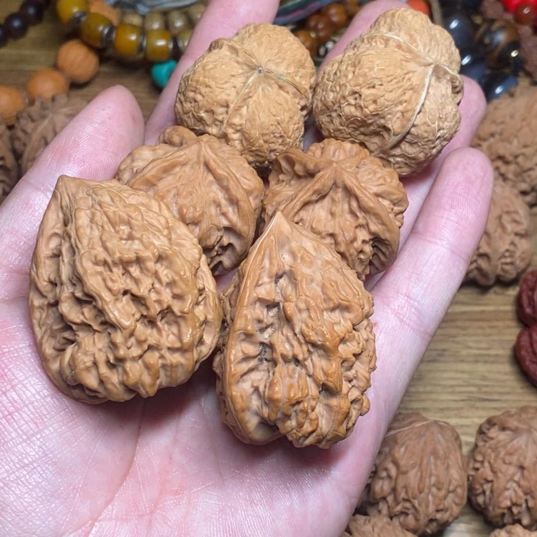 核桃手串/手链铁三棱，官帽一根筋，玉溪三棱