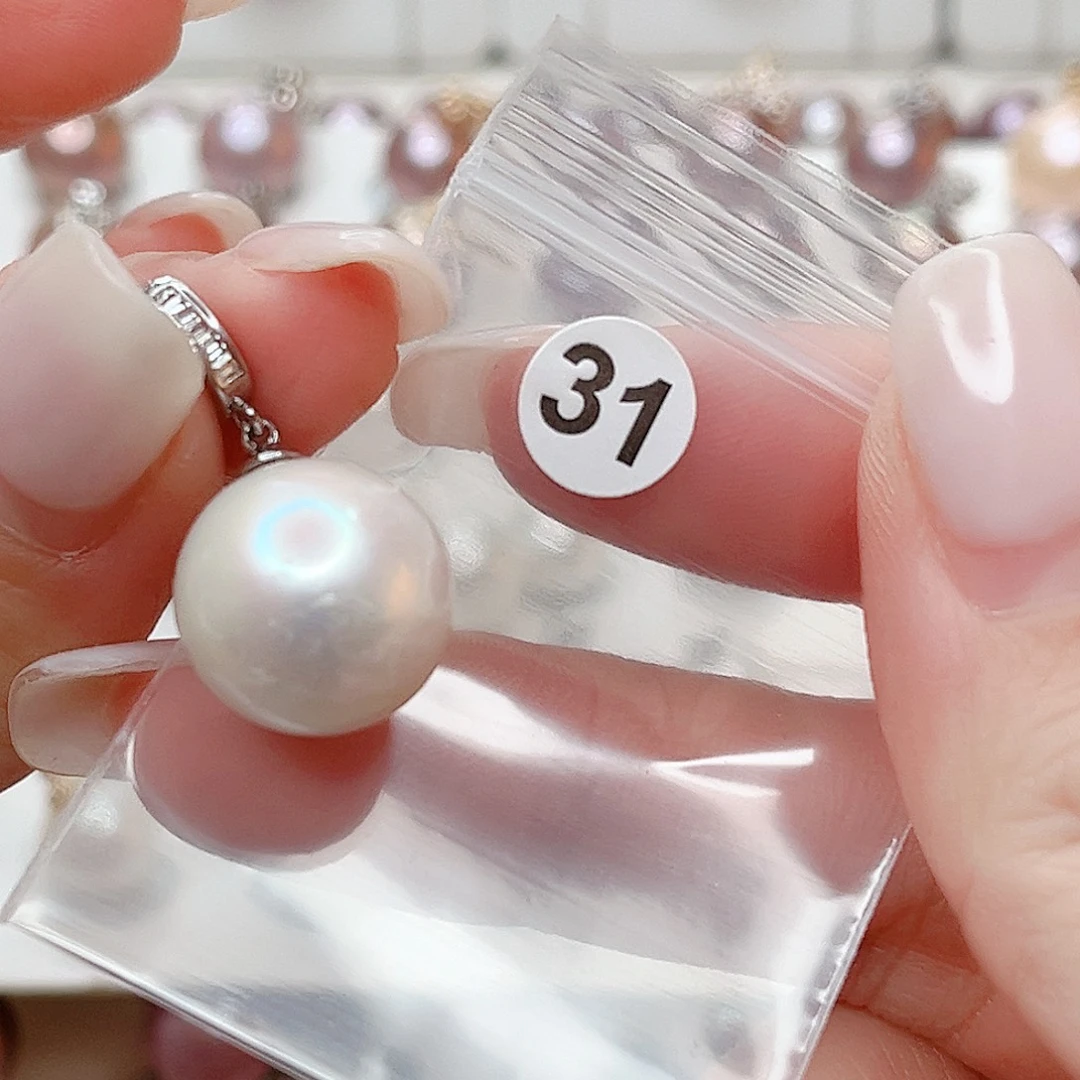 合金淡水珍珠吊坠(赠链)