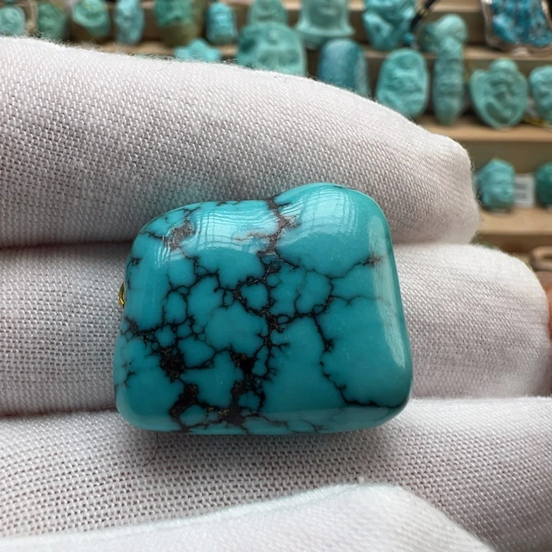 绿松石未镶嵌配饰19.8*23.5