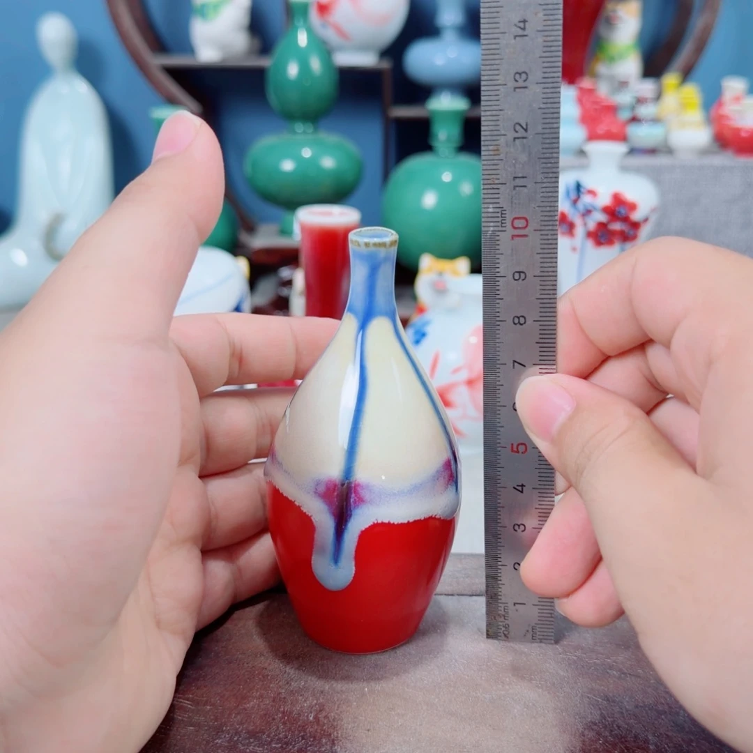 陶瓷手工小花器摆件