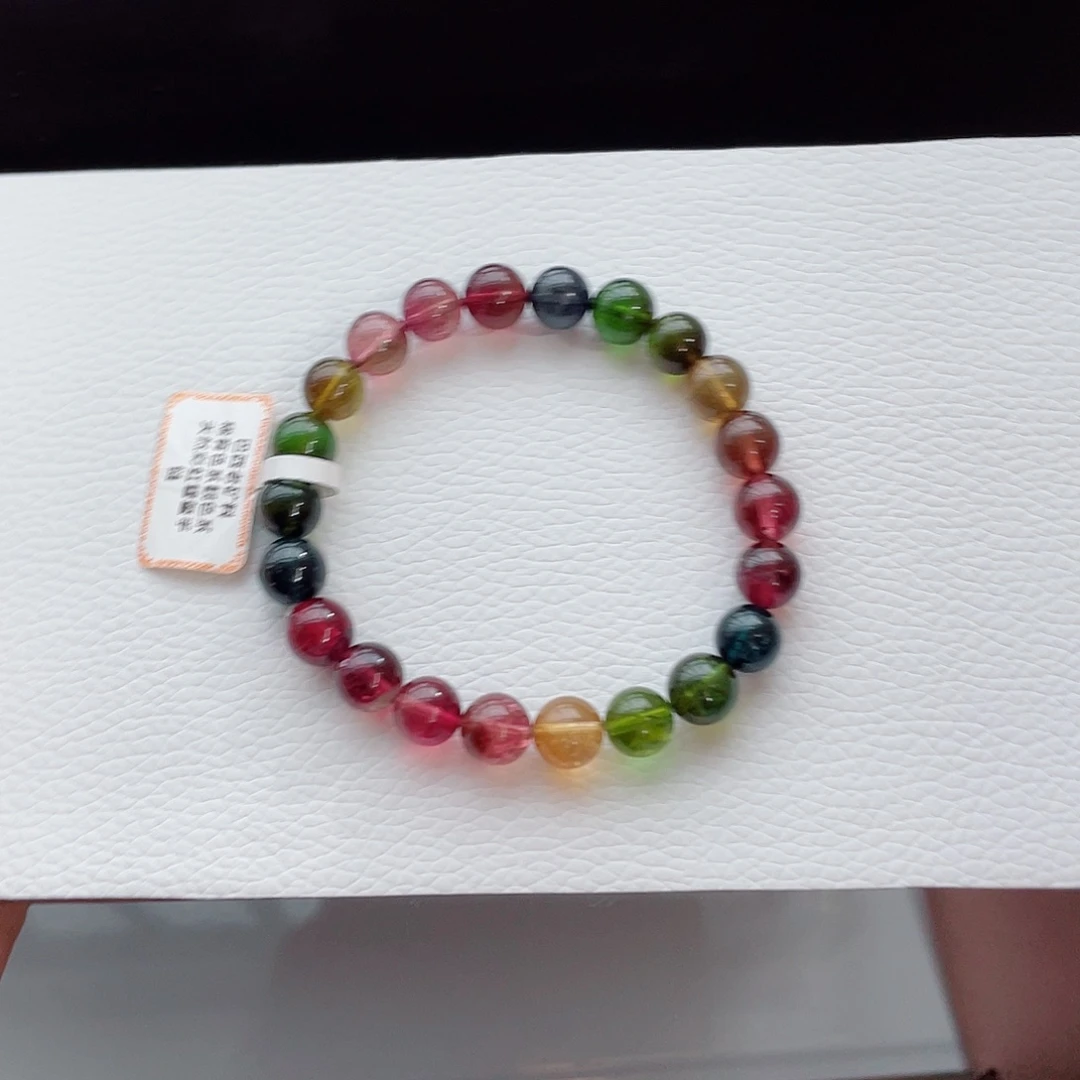 未镶嵌碧玺手链8.8mm左右