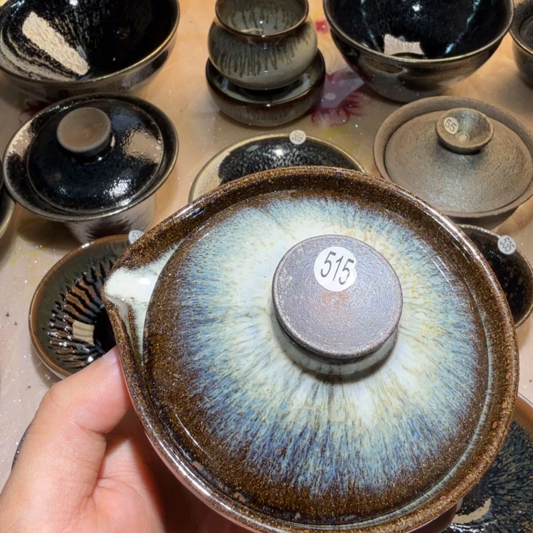 尚***龙茶盏精品柴烧自烧自卖515