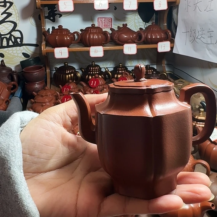 林***行紫砂茶壶宫灯180 c c