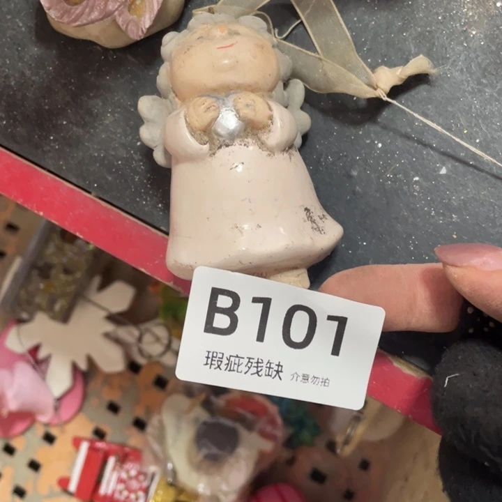 摆件玥*方孤品老货微瑕瓷