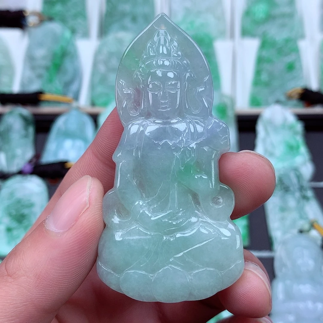 翡翠颈饰未镶嵌翡翠吊坠
