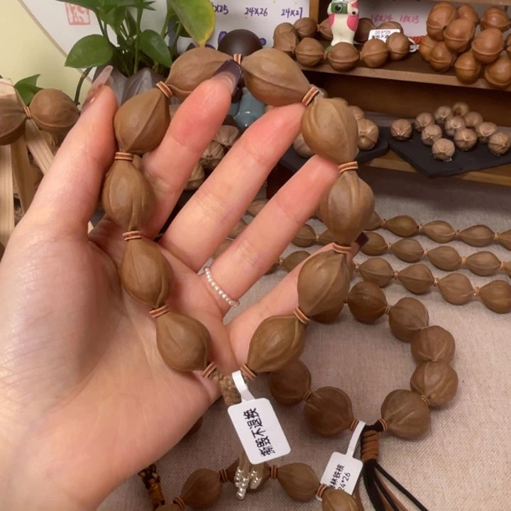 手串/手链橄榄核梅林铁核17.25头货三面佛