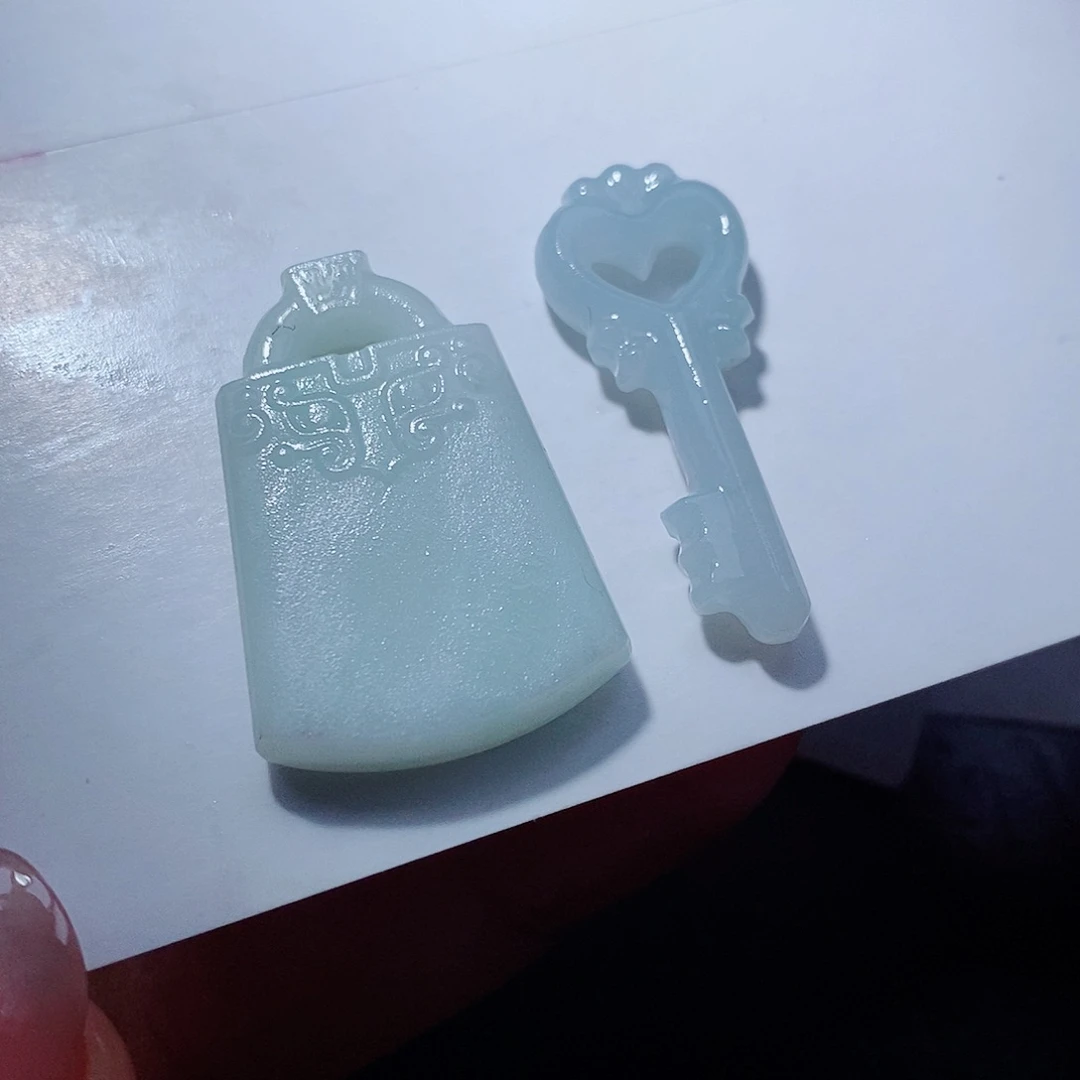 未镶嵌定制翡翠翡翠天生一对王炸两件一起
