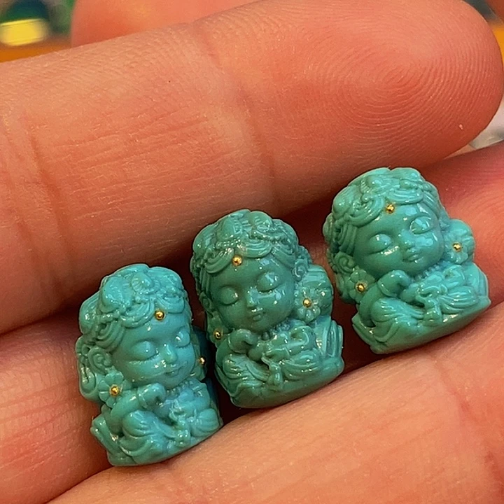 绿松石配饰未镶嵌多样性发其一