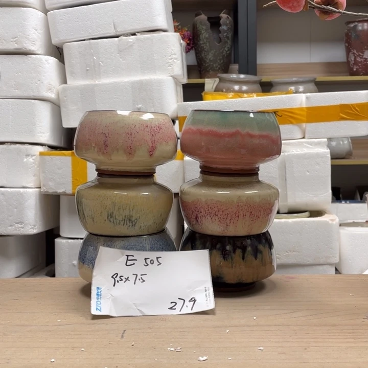 粗陶多肉花盆微瑕505