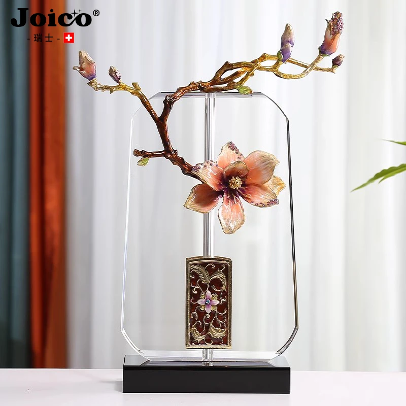 joico瑞士珐琅彩摆件玄关办公室桌面轻奢高档乔迁新房客厅装饰品