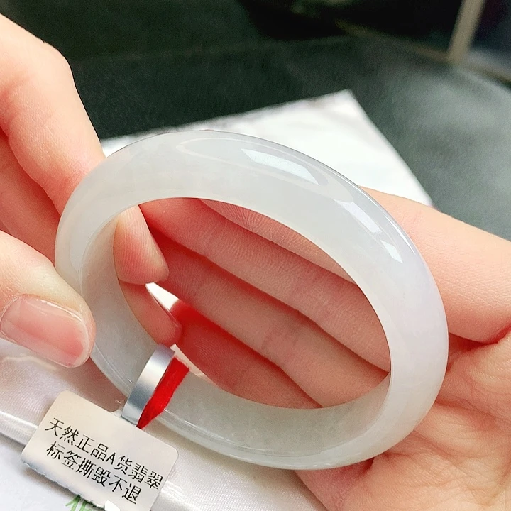 翡翠未镶嵌手镯缅甸天然a货翡翠手镯