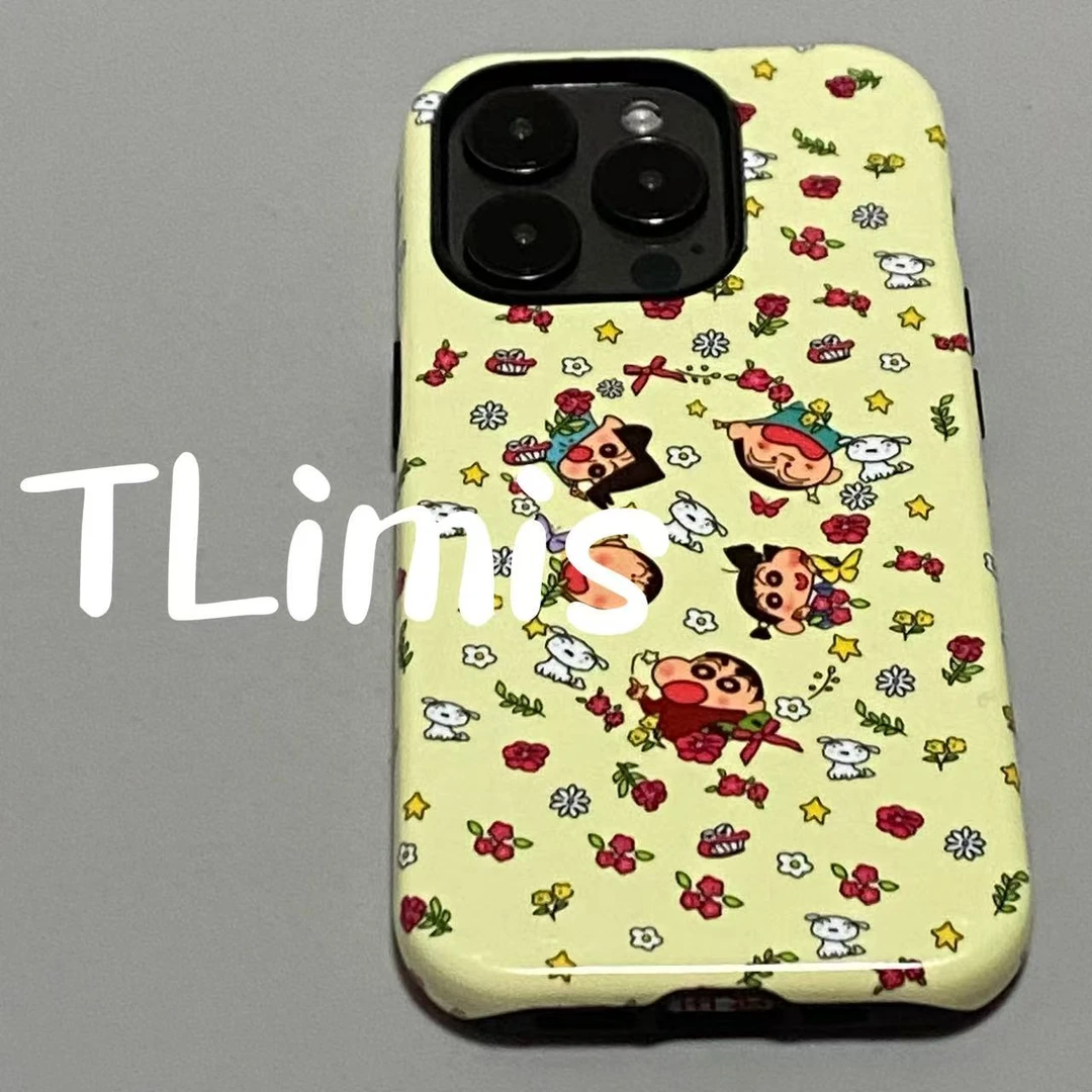 二合一保护壳16手机壳12/13/14pro抗摔可爱11/15pro小新小白圈