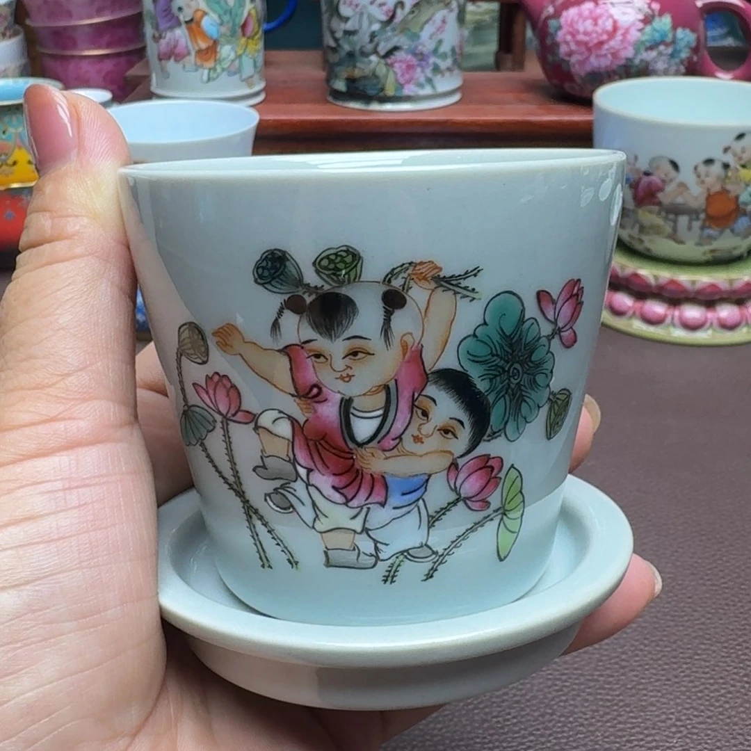 瓷片景德镇仿古手工制作精品展示