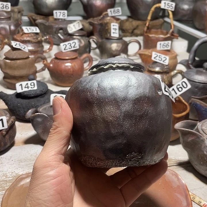 纯手工柴烧茶具精品296