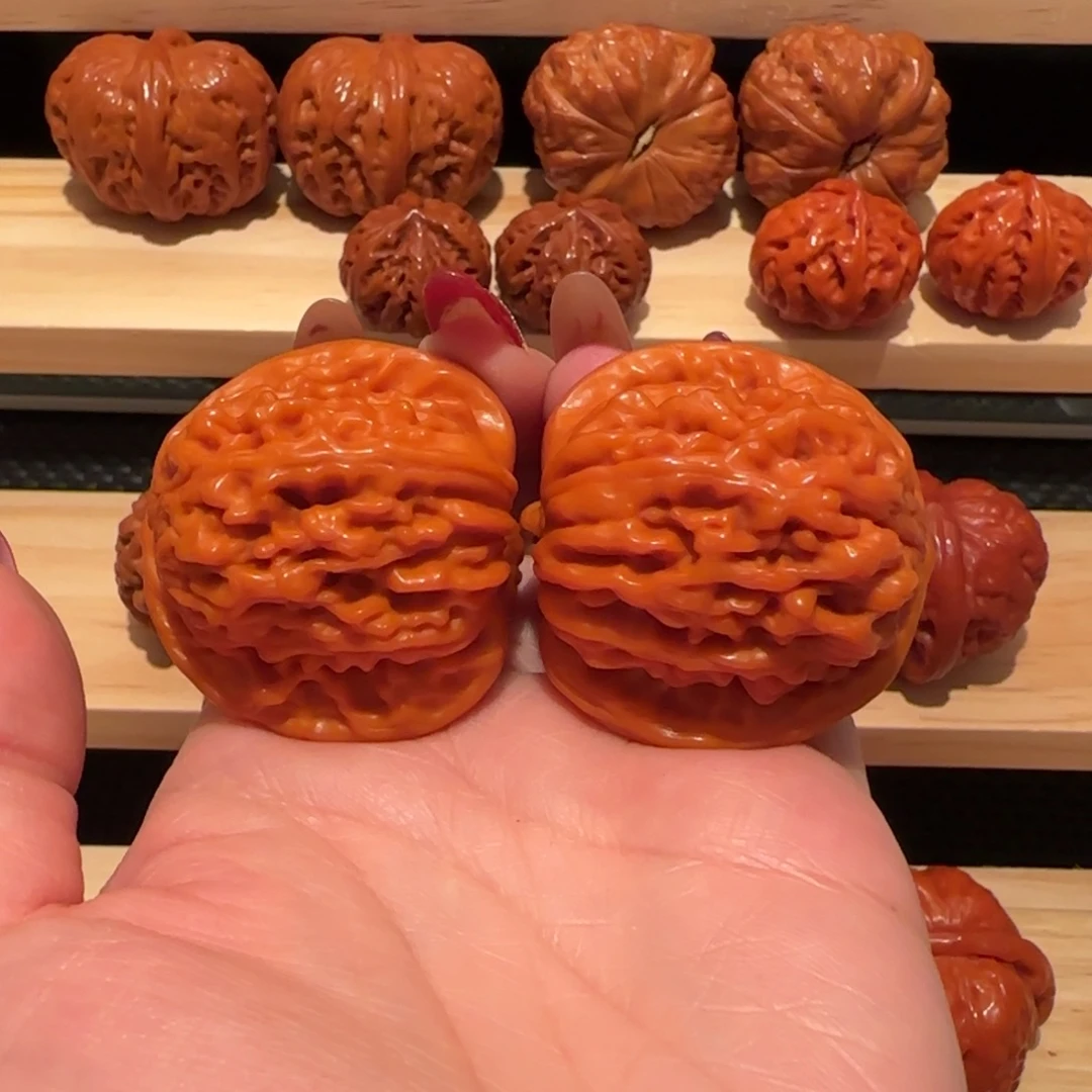 文玩核桃吊坠玉化四座楼42精品3065