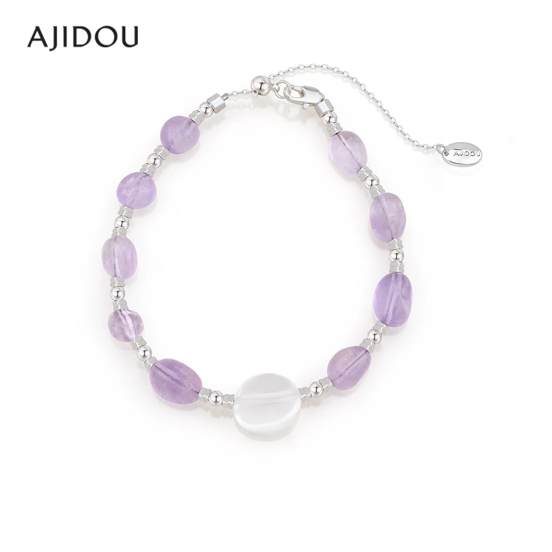 AJIDOU阿吉豆手链女款时尚紫水晶手串【CH】
