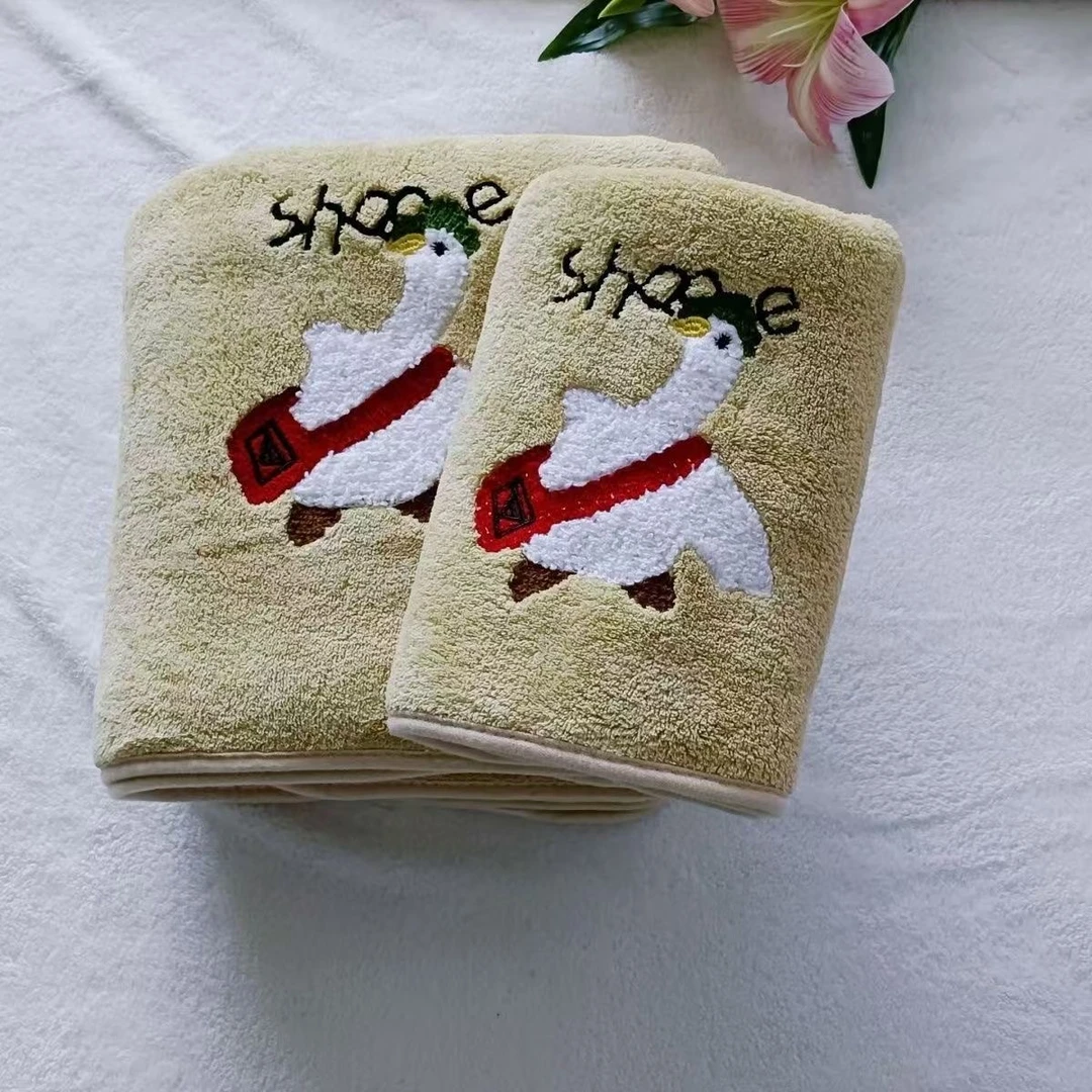 泰象牌微纤维浴巾新款家用大号成人精梳微米吸水速干毛巾不易掉毛