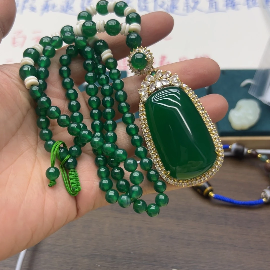 玛瑙/玉髓未镶嵌颈饰463