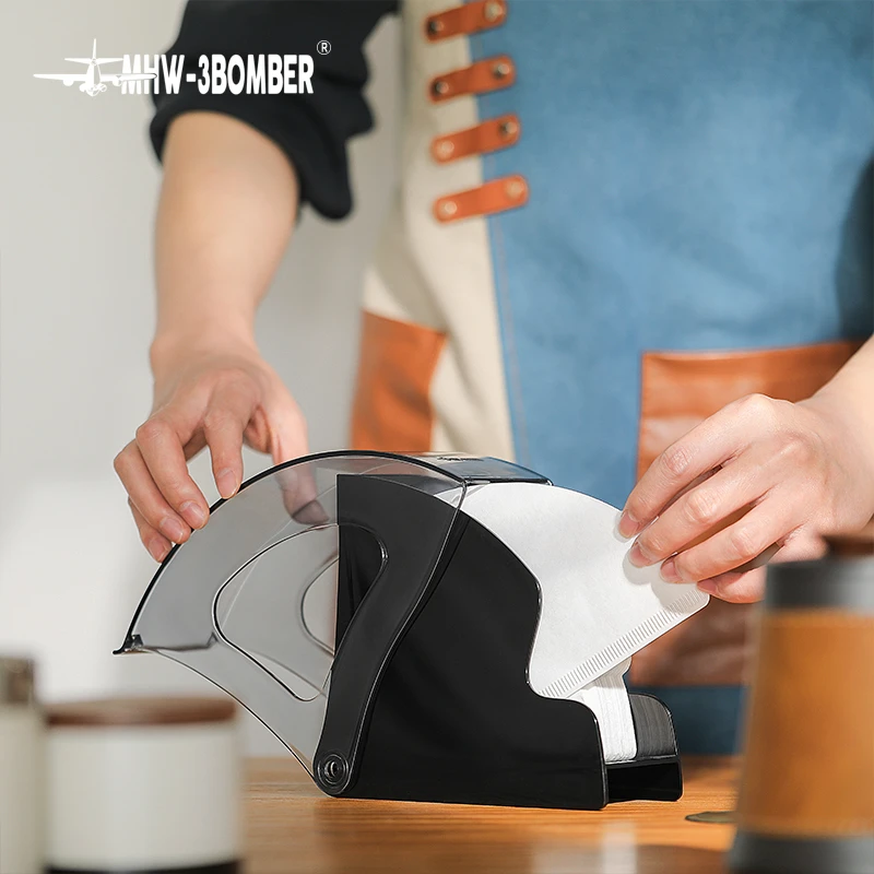 MHW-3BOMBER/轰炸机Snail滤纸盒V60咖啡滤纸架吧台过滤手冲滤纸盒