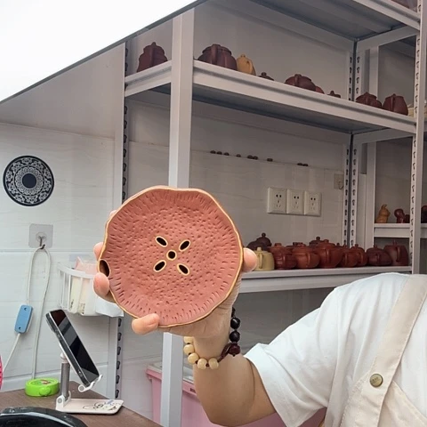 紫砂茶案储水壶承