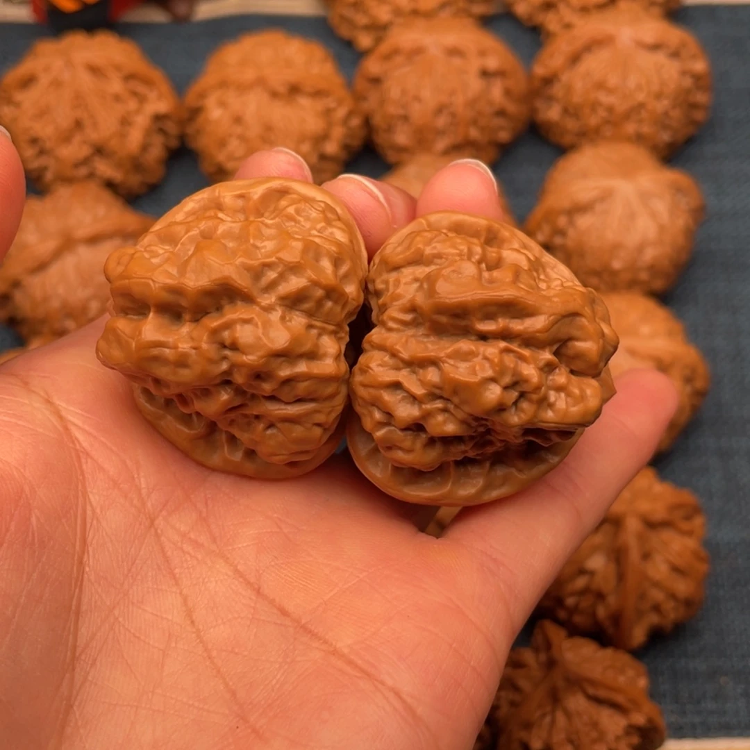 把件文玩核桃39全品双开背蛙