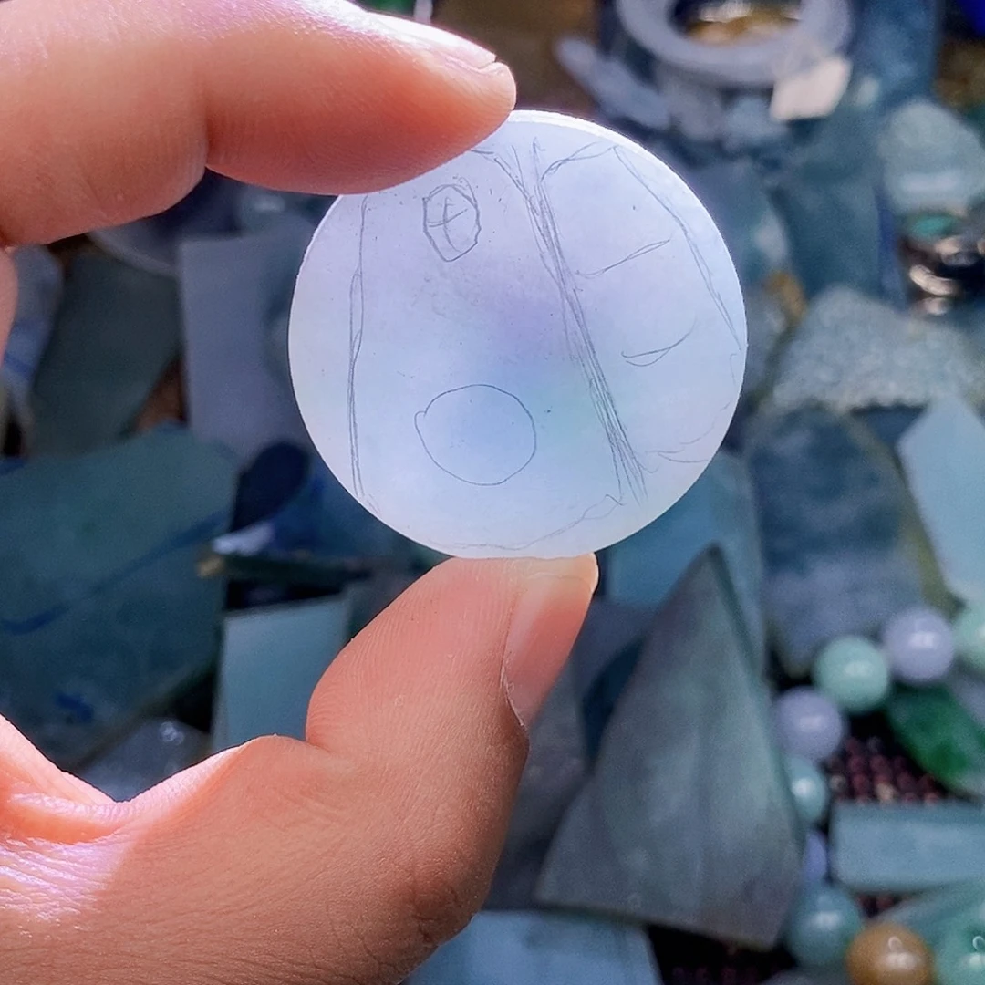 颈饰未镶嵌翡翠翡翠