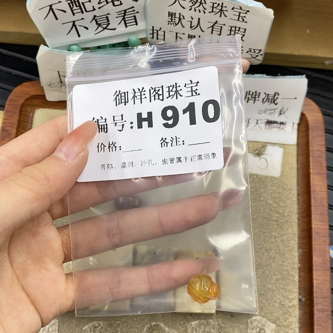 硅化珊瑚（珊瑚玉）未镶嵌颈饰想***嘎
