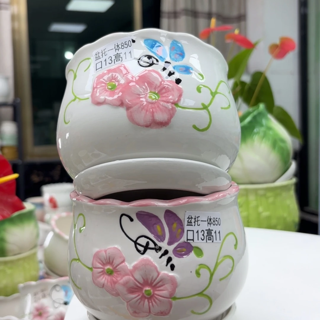 @夏西陶瓷花盆@@5850