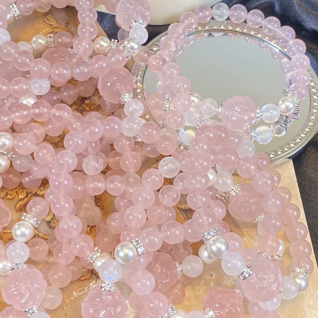 【614怦然心动】天然水晶手串原创小众设计