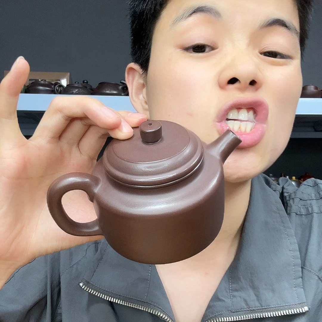 茶壶底槽青民间手艺人全手工制作