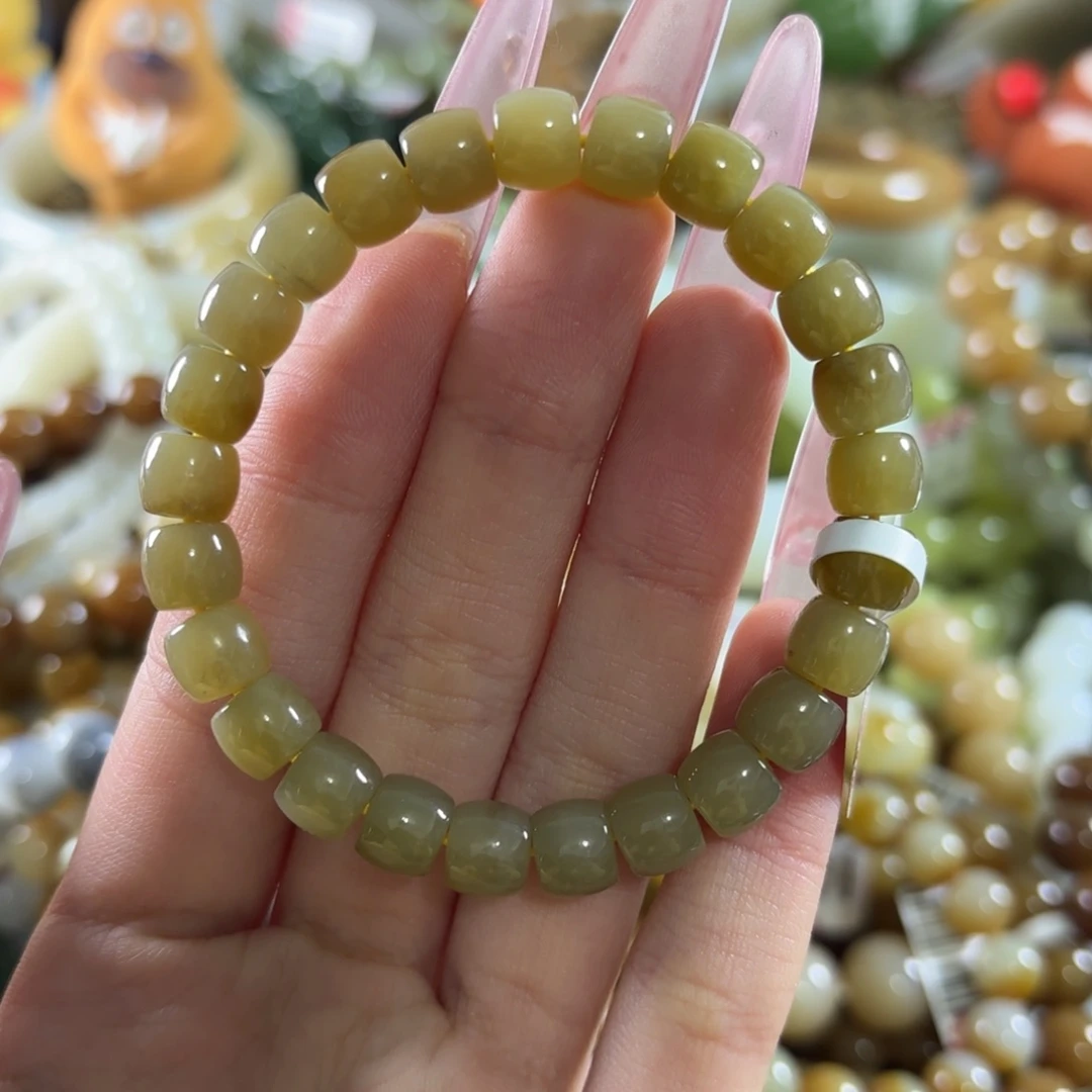 和田玉未镶嵌手链78