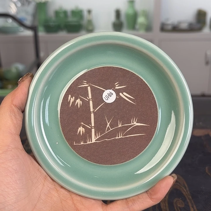 龙泉云间青瓷小米茶器