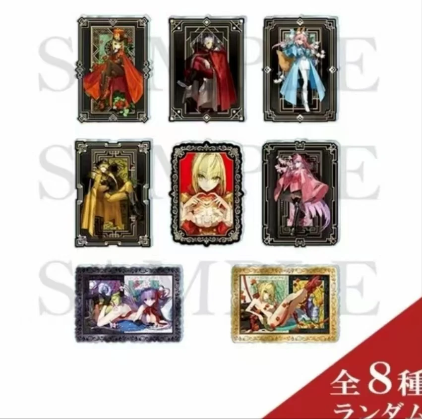 【wada展】fate 冰箱贴 透卡 扑克牌盲盒