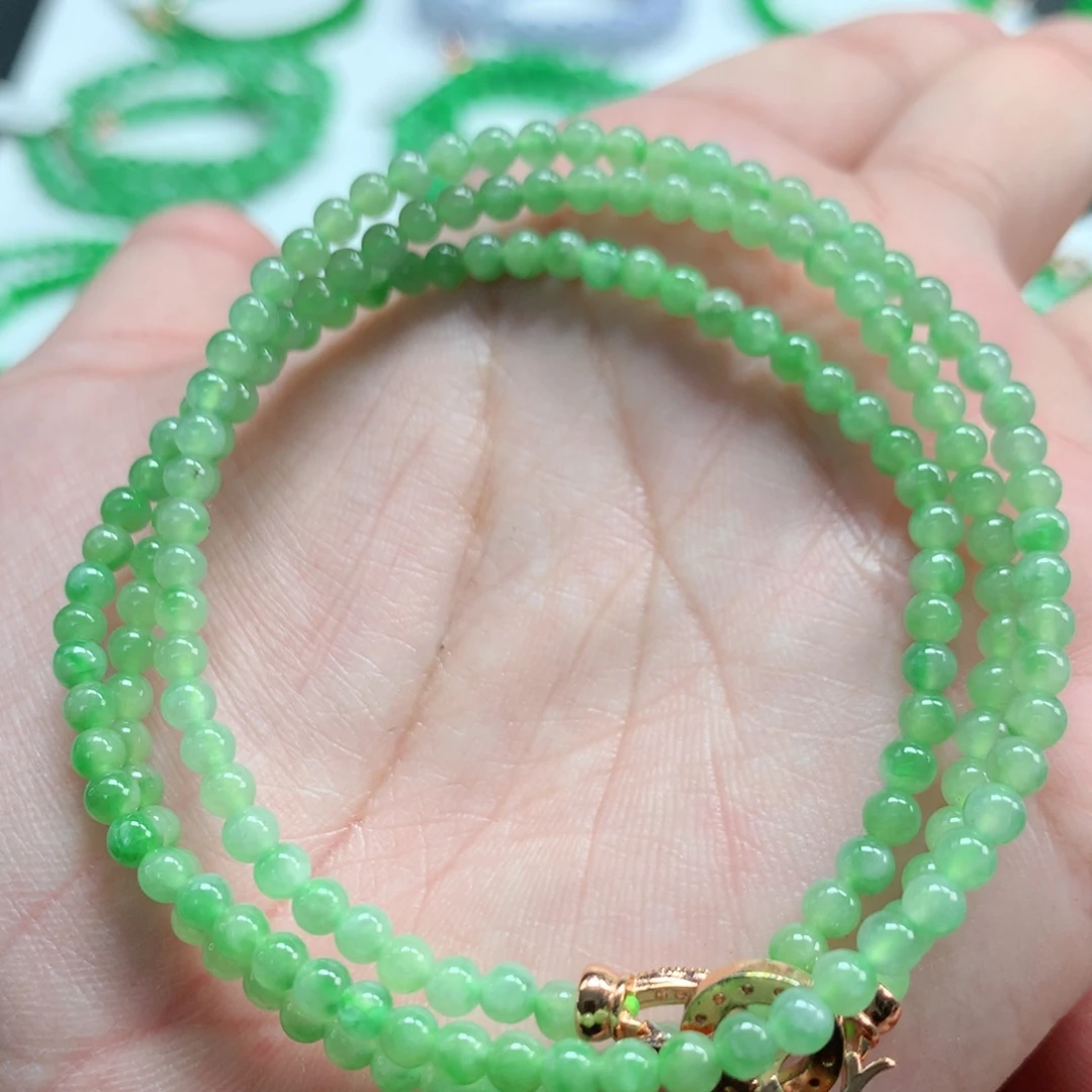 翡翠未镶嵌手链翡翠