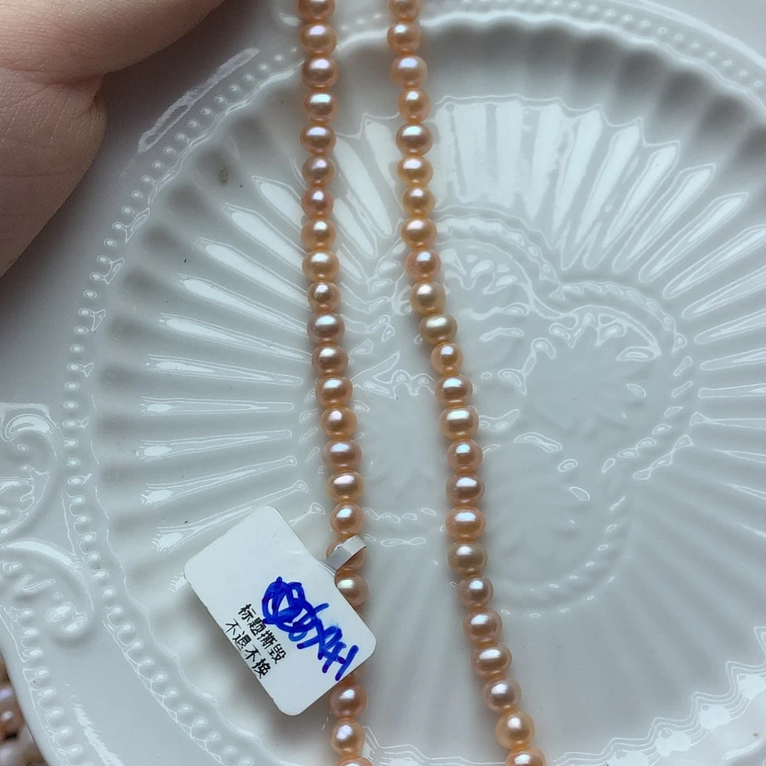 淡水珍珠4-5未镶嵌a75项链