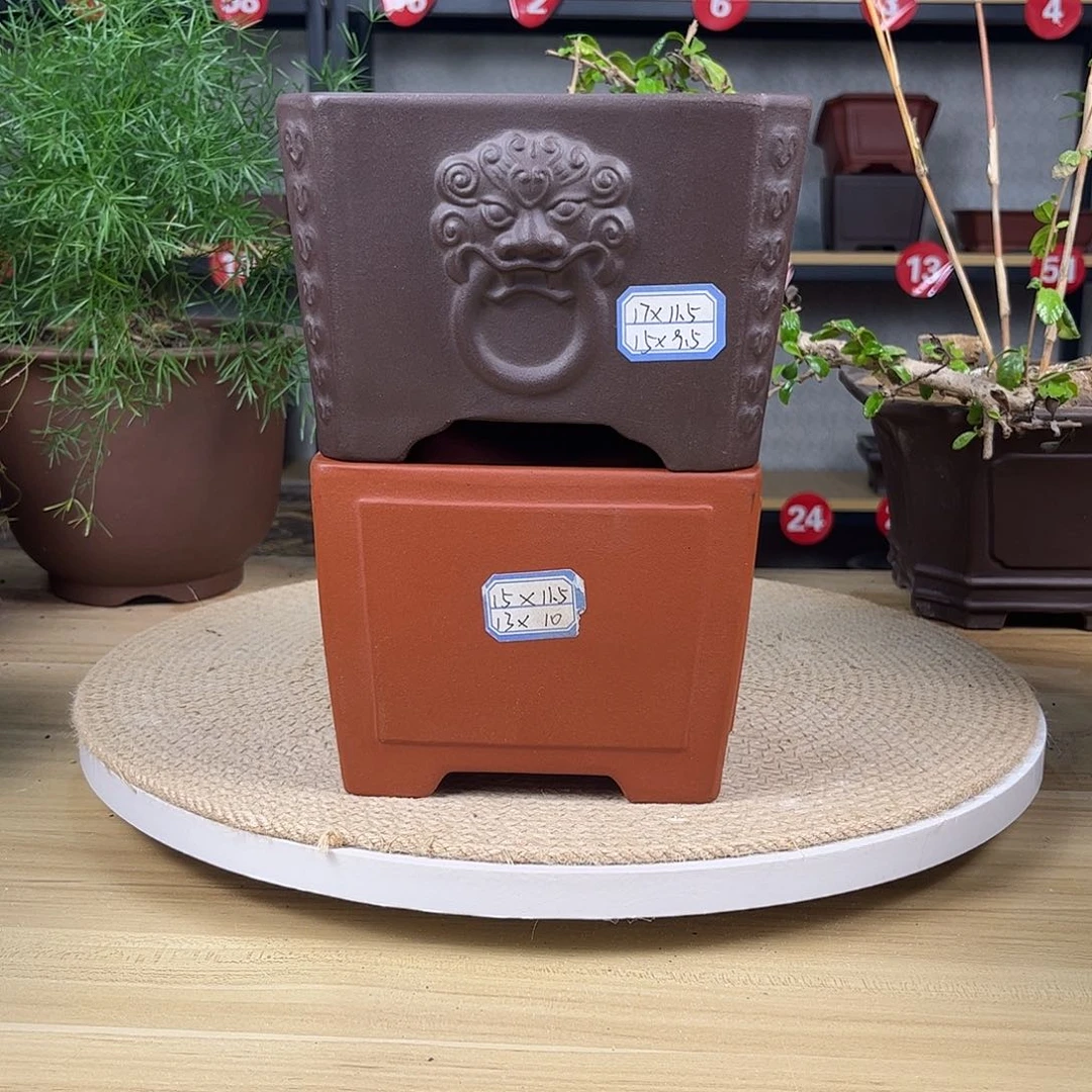 紫砂花盆紫砂花盆