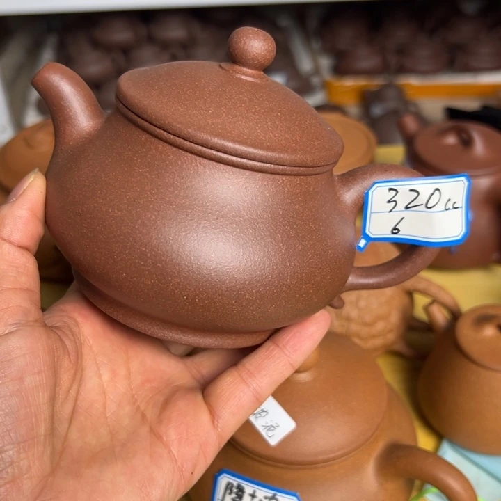 茶壶紫砂紫泥半手320