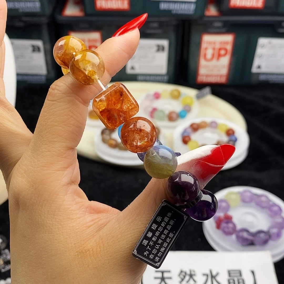 水晶手链银S925镶嵌