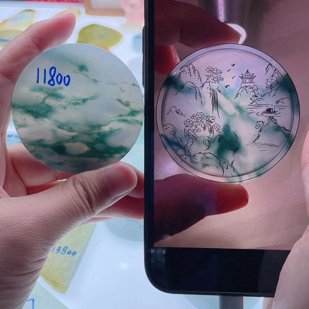 定制翡翠未镶嵌天然翡翠包工