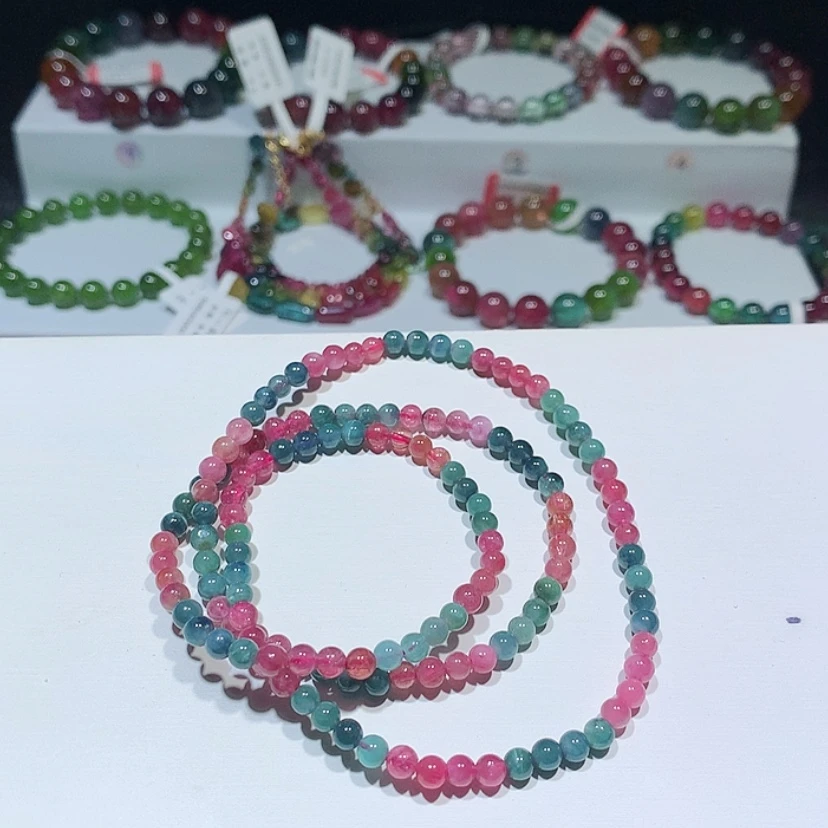 【闪购商品】手链未镶嵌碧玺神****云碧玺多圈