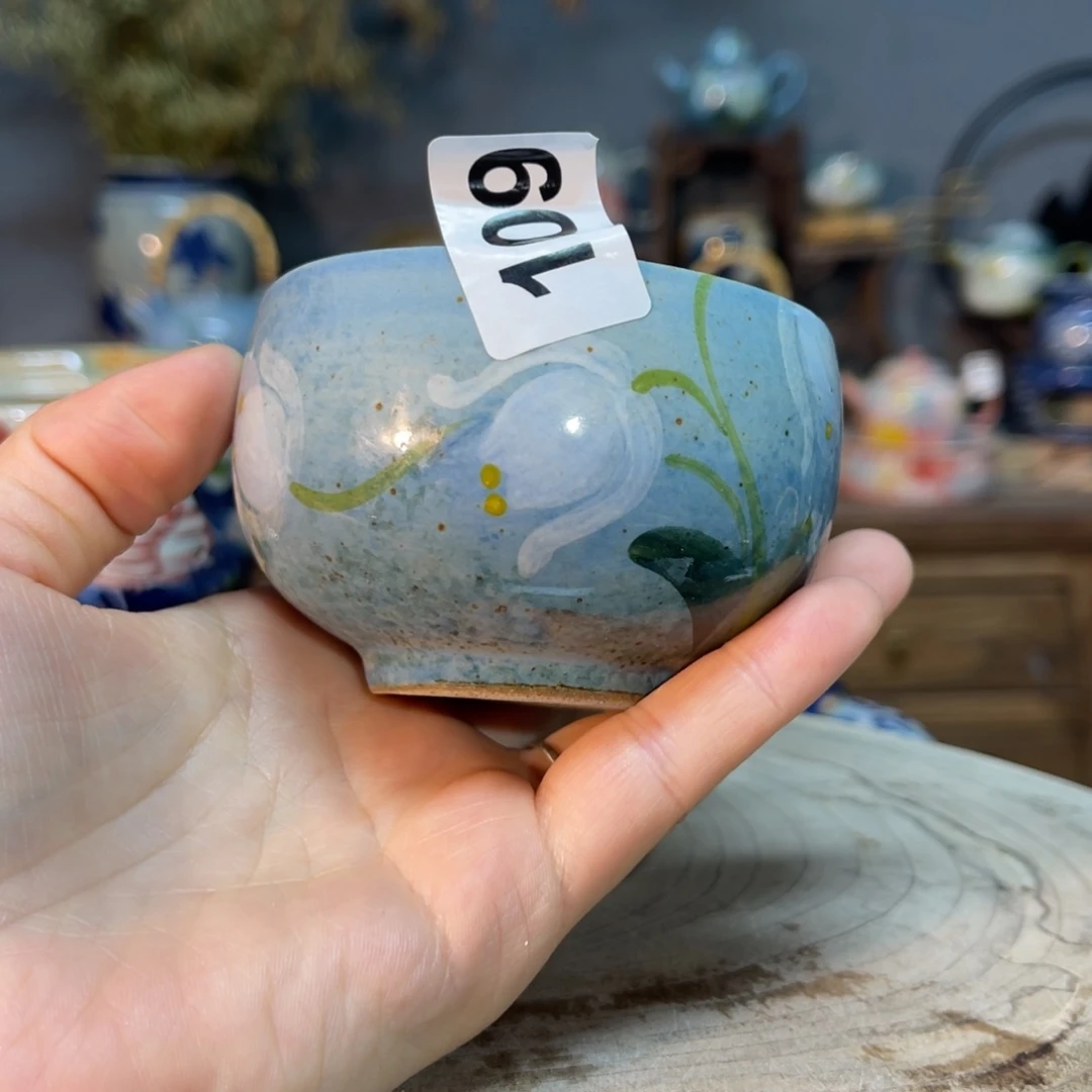 杯素浅陶瓷手工手绘